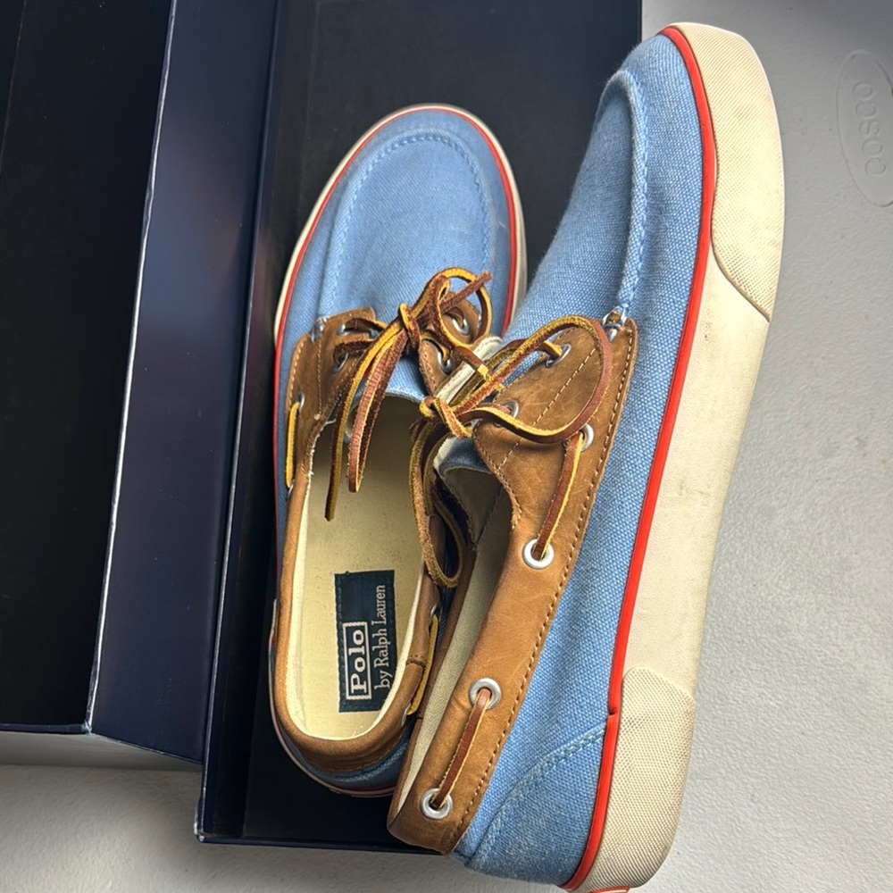 🌹Two-Tone Canvas & Leather Boat Shoes🌹